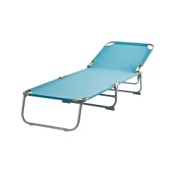 Castorama Bain De Soleil En Métal Et Toile Curacao Bleu