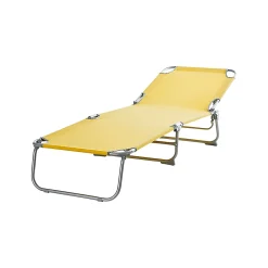 Castorama Bain De Soleil En Métal Et Toile Curacao Jaune