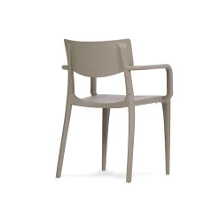 Castorama Chaise De Jardin Avec Accoudoir Town H. 80 Cm Taupe