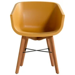 Castorama Chaise De Jardin En Résine Amalia Jaune (lot De 2)