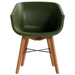 Castorama Chaise De Jardin En Résine Amalia Verte (lot De 2)