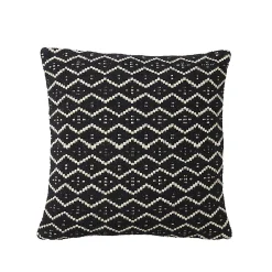 Castorama Coussin Chevron Blooma Denia Noir Et Blanc 45 X 45 Cm
