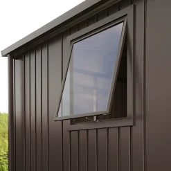 Castorama Elément De Fenêtre Pour Abri De Jardin Biohort Europa Gris Foncé