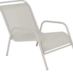 Castorama Fauteuil Bas De Jardin En Métal Fermob Coolside Argile
