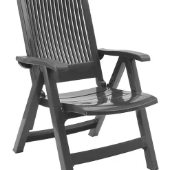 Castorama Fauteuil De Jardin à Dossier Réglable Grosfillex Fidji 3 Gris