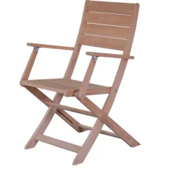 Castorama Fauteuil De Jardin En Teck GoodHome (lot De 2)