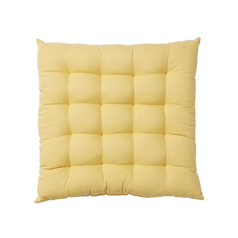 Castorama Galette De Chaise Capitonnée Blooma Rural Jaune 36 X 36 Cm 1 Castorama Galette De Chaise Capitonnée Blooma Rural Jaune 36 X 36 Cm