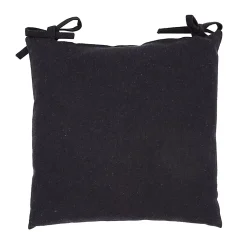 Castorama Galette De Chaise Coktail L.40 X L.40 Cm Noir