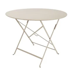 Castorama Table De Jardin En Métal Bistro Muscade Pliante ø96 Cm Fermob