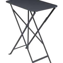 Castorama Table De Jardin En Métal Fermob Bistro 37 X 57 Cm Carbone