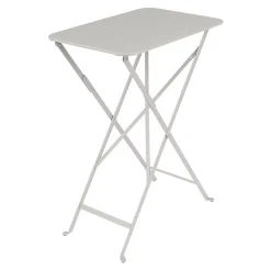 Castorama Table De Jardin En Métal Fermob Bistro 37 X 57 Cm Gris Argile
