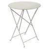Castorama Table De Jardin En Métal Fermob Bistro ø60 Cm Gris Argile