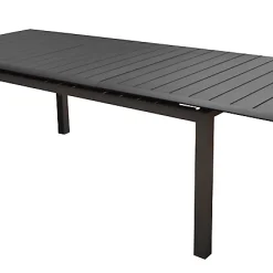 Castorama Table De Jardin Extensible En Aluminium Cubic 187/247 X 100 Cm Graphite Alu