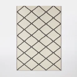 Castorama Tapis Rural Blooma RUR 2-34-6 Bleu Nuit Et Bouleau 160 X 230 Cm