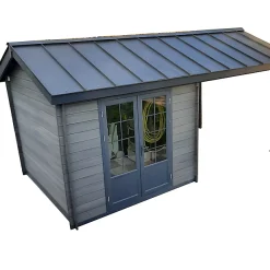 Castorama Toiture 2 Pentes Bac Acier Pour Abri De Jardin Green Outside 18 M²